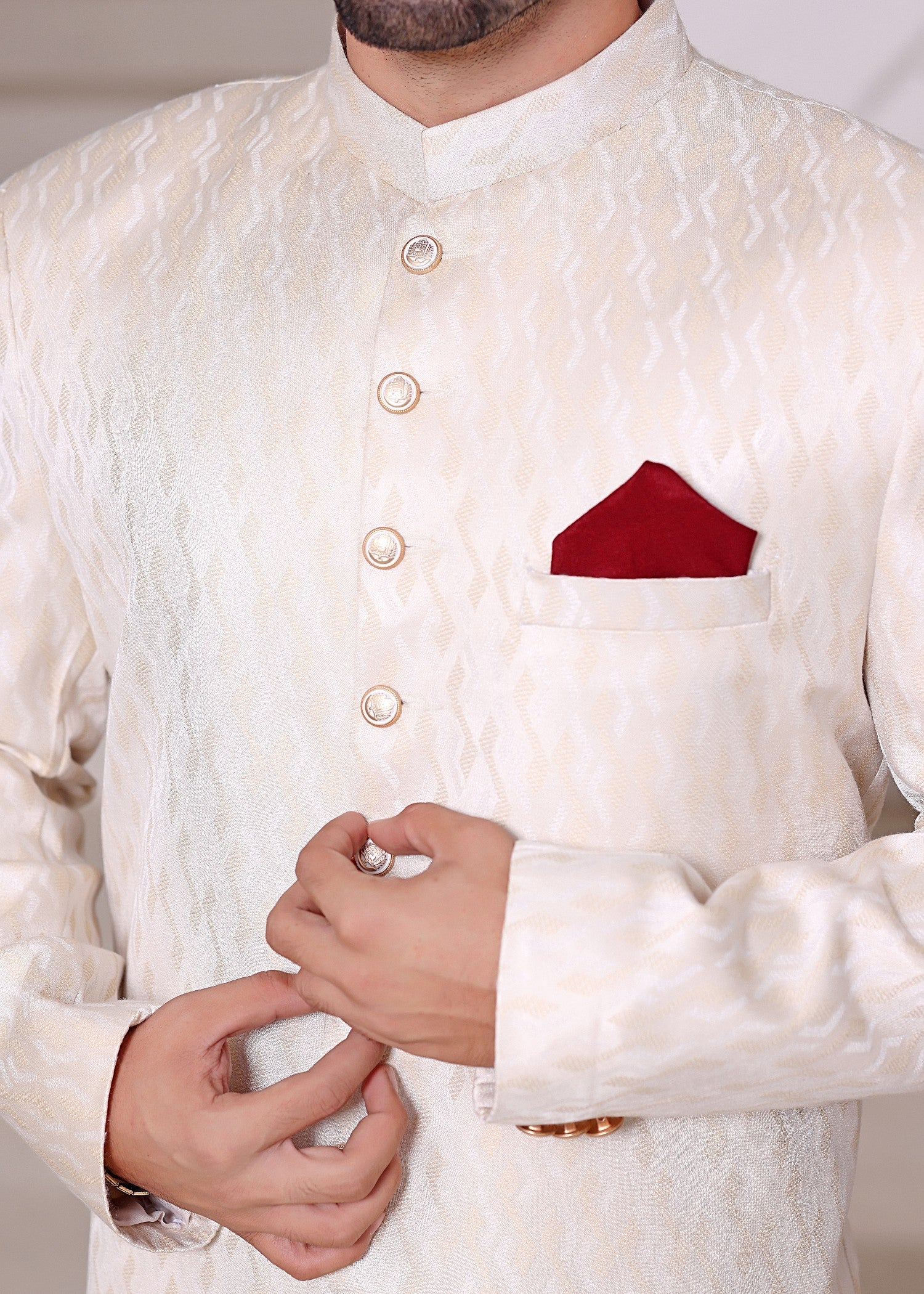 Vanilla Radiance Sherwani - Image 3