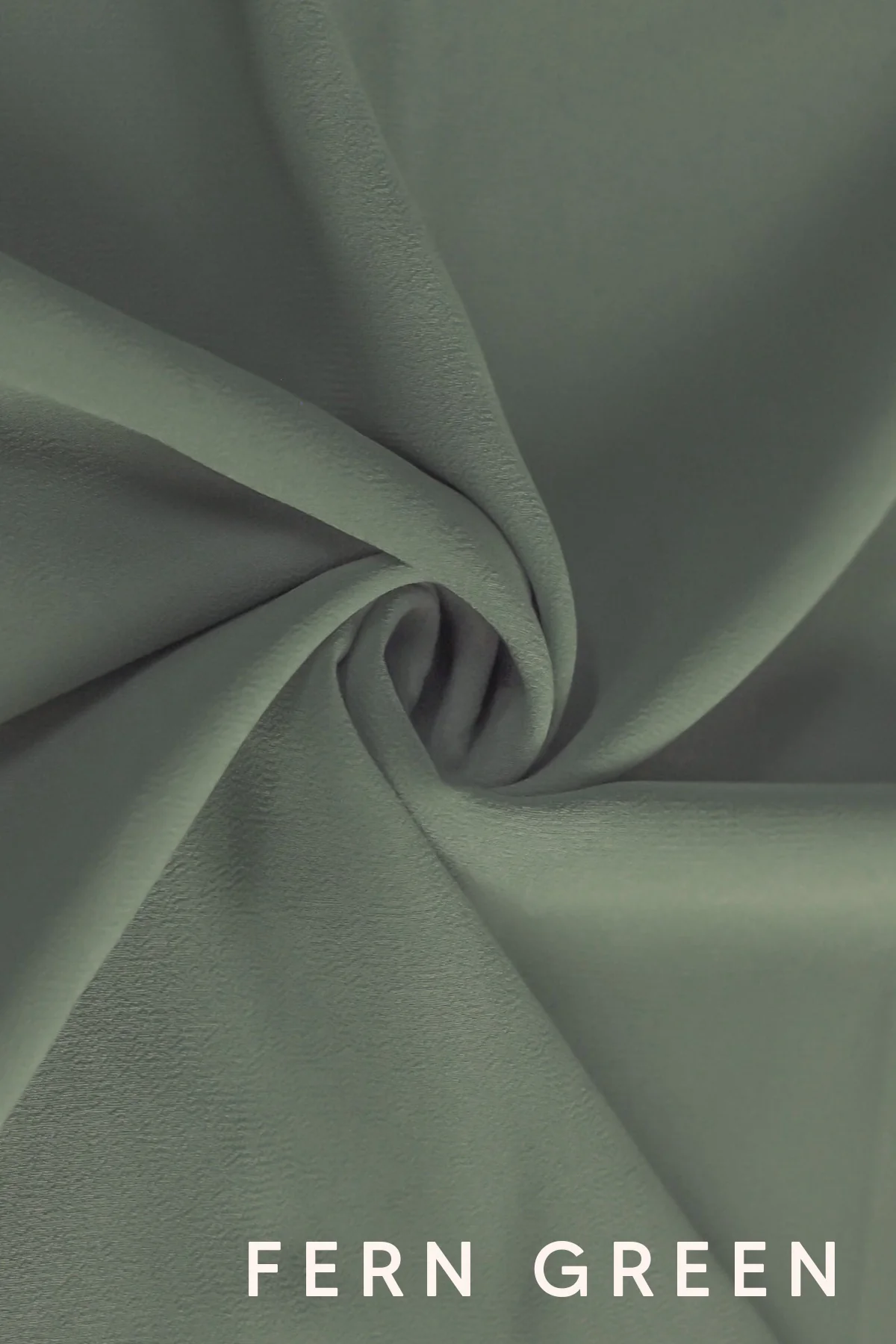 Plain Chiffon - Fern Green - Image 3